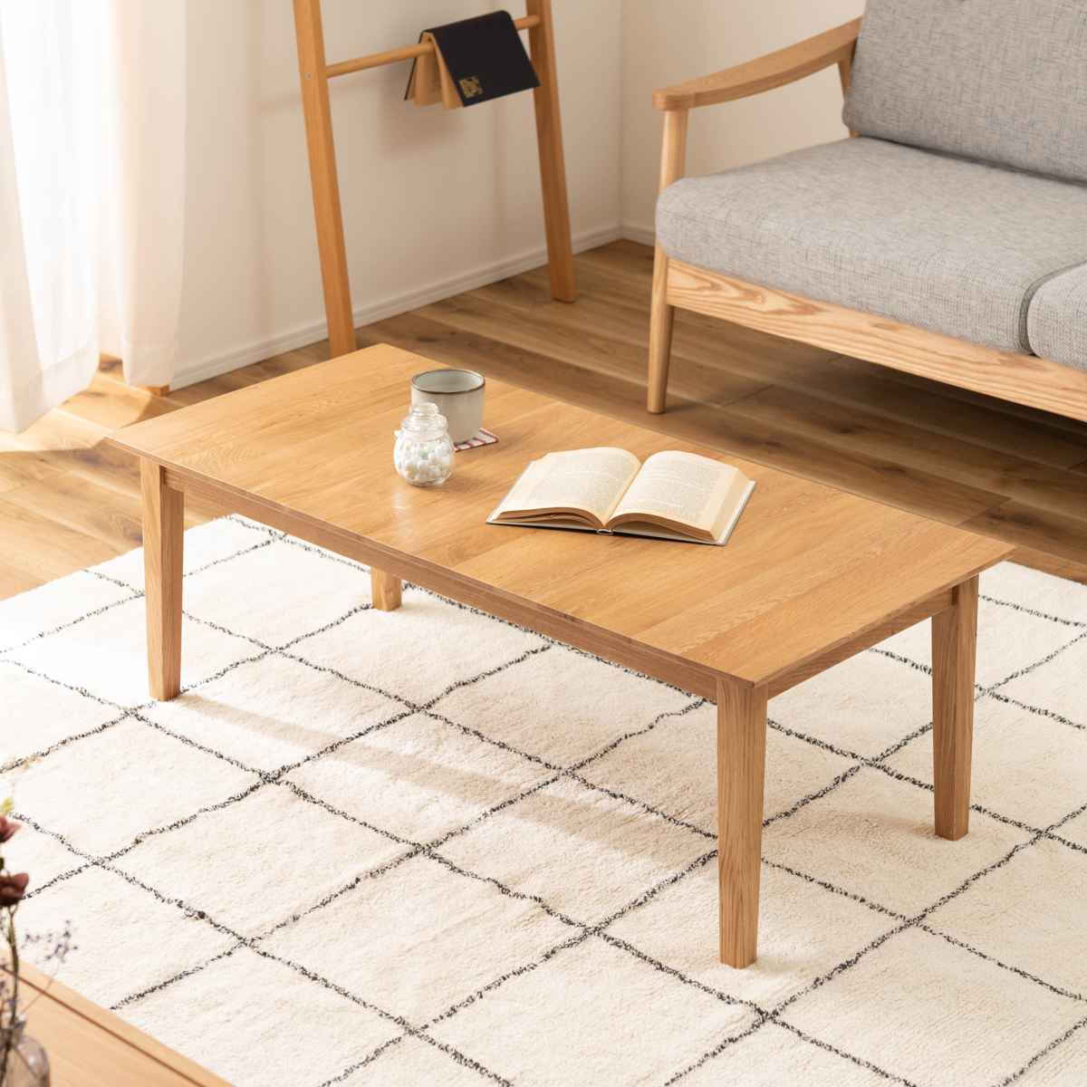 【楽天市場】ローテーブル 高さ38cm 天然木 組立品 ( 座卓 小さめ 北欧 テーブル おしゃれ 木目調 木製 シンプル リビングテーブル ...