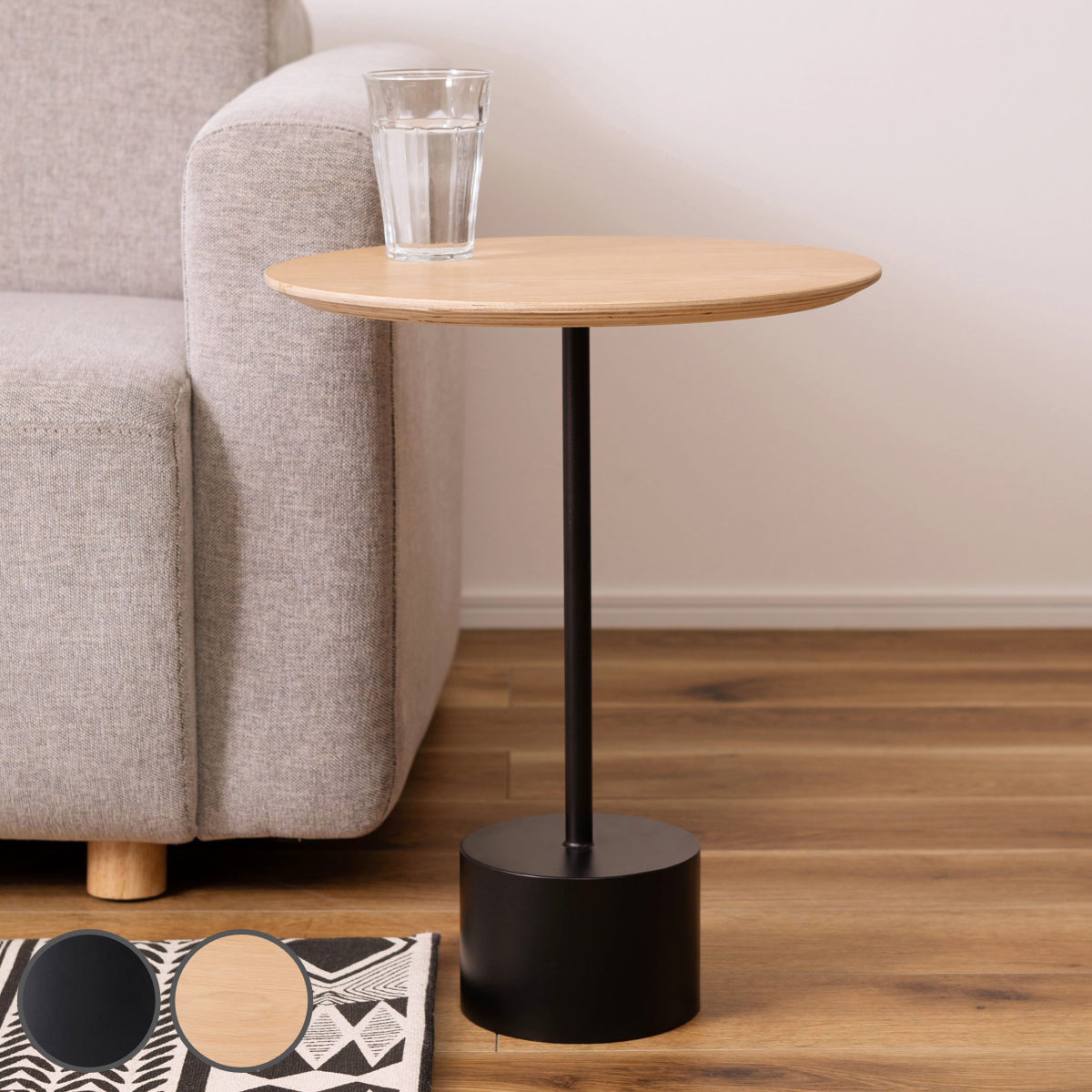 楽天市場】サイドテーブル 幅40cm ヘリンボーン柄 （ ナイトテーブル