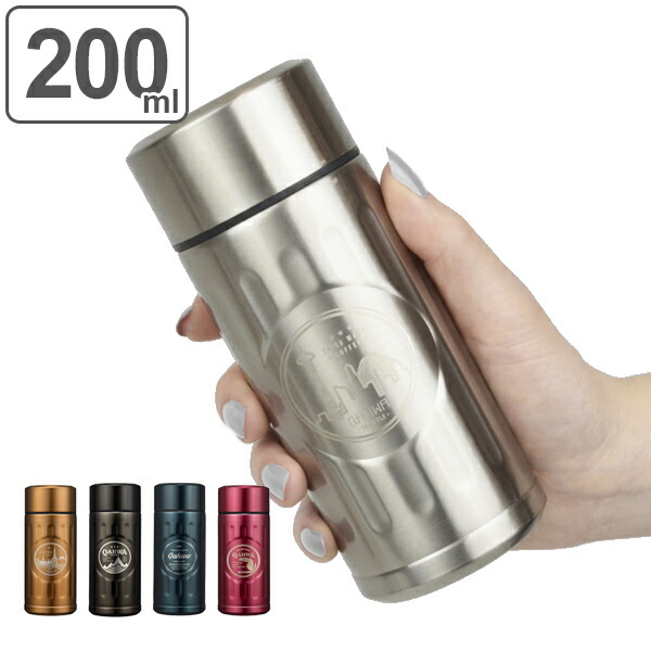 楽天市場 水筒 マグボトル カフア コーヒーボトル ミニ 0ml ステンレス製 直飲み ステンレスボトル 保温 保冷 コンパクト ステンレス テフロン加工 コーヒー 珈琲 ステンレスマグ マイボトル スリム リビングート 楽天市場店