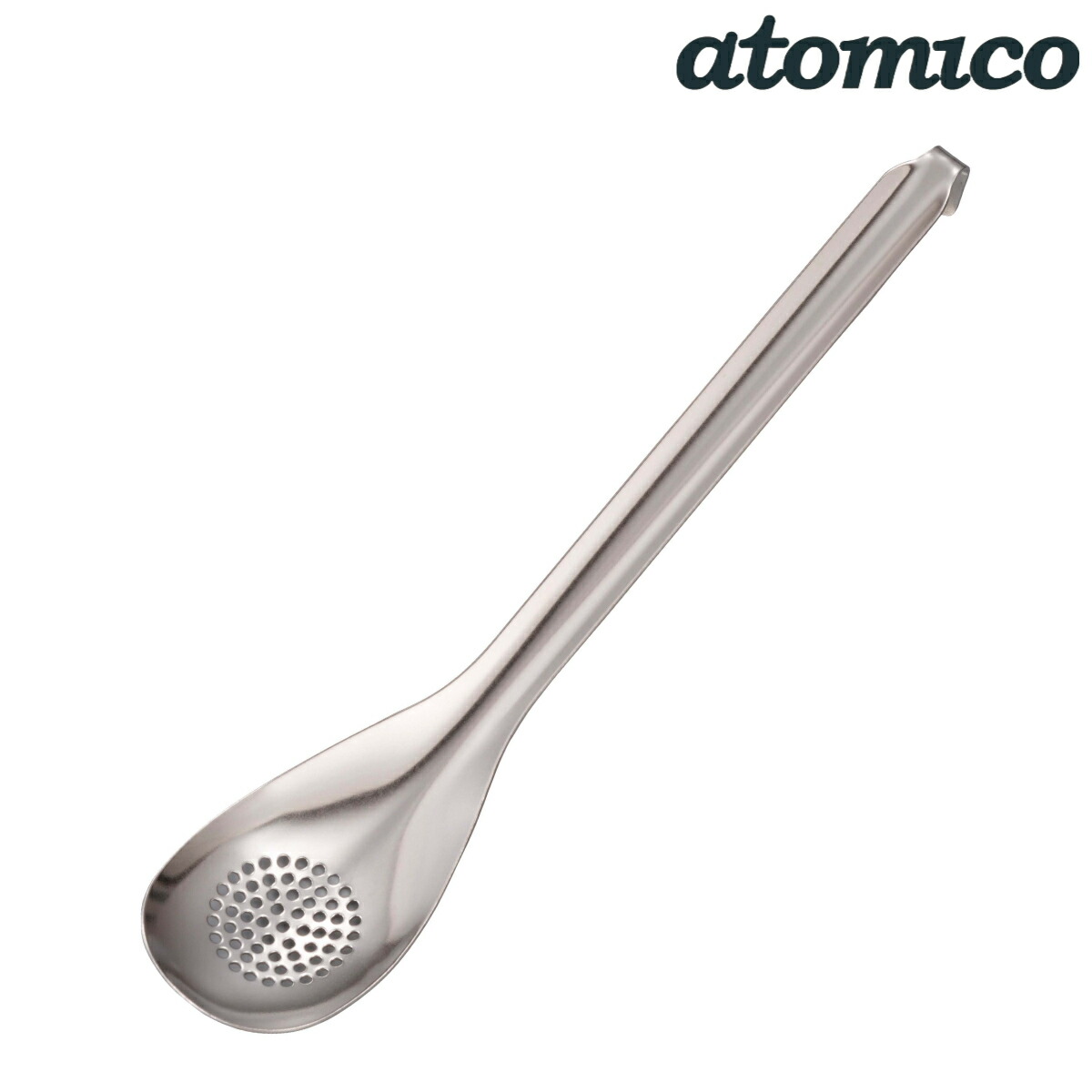 楽天市場】取り分けスプーン 穴あき atomico ステンレス製 日本