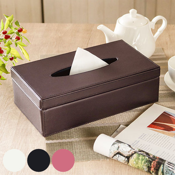 楽天市場】ティッシュケース レザー 合皮 開閉 おしゃれ （ ティッシュ