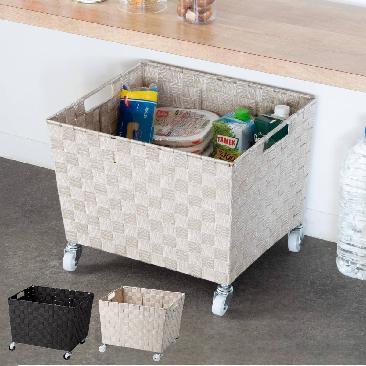 楽天市場】PPバスケット（キャスター付き） Lサイズ SF-911 選べる