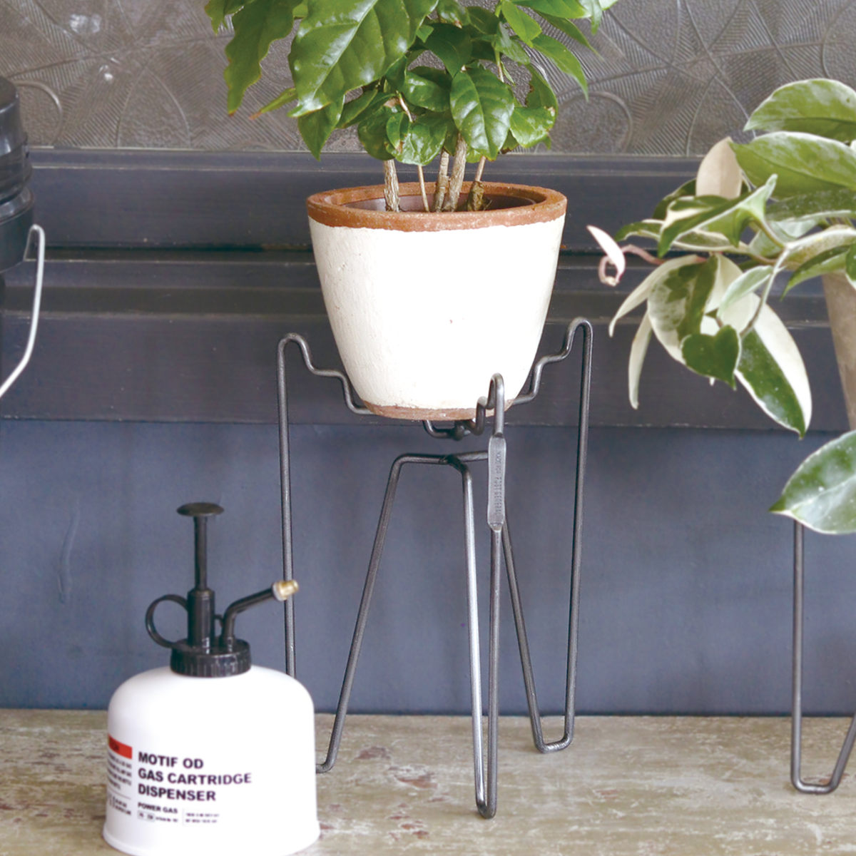 楽天市場】プランタースタンド インダストリアルプランタースタンド