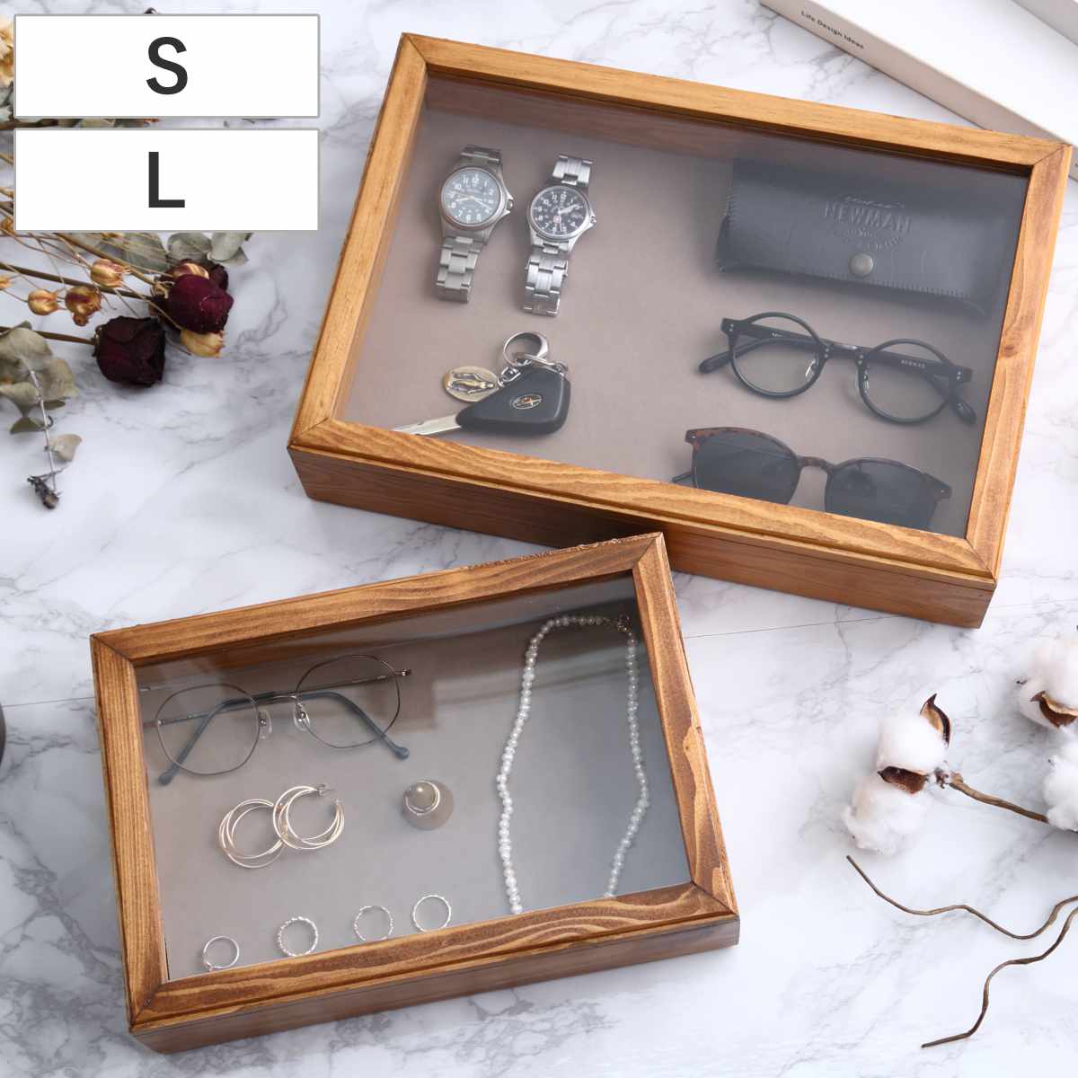 アンティーク風　アクセサリーケース　ガラスケース　額 楽天市場】【LINE登録300円OFFクーポン】 ジュエリーボックス