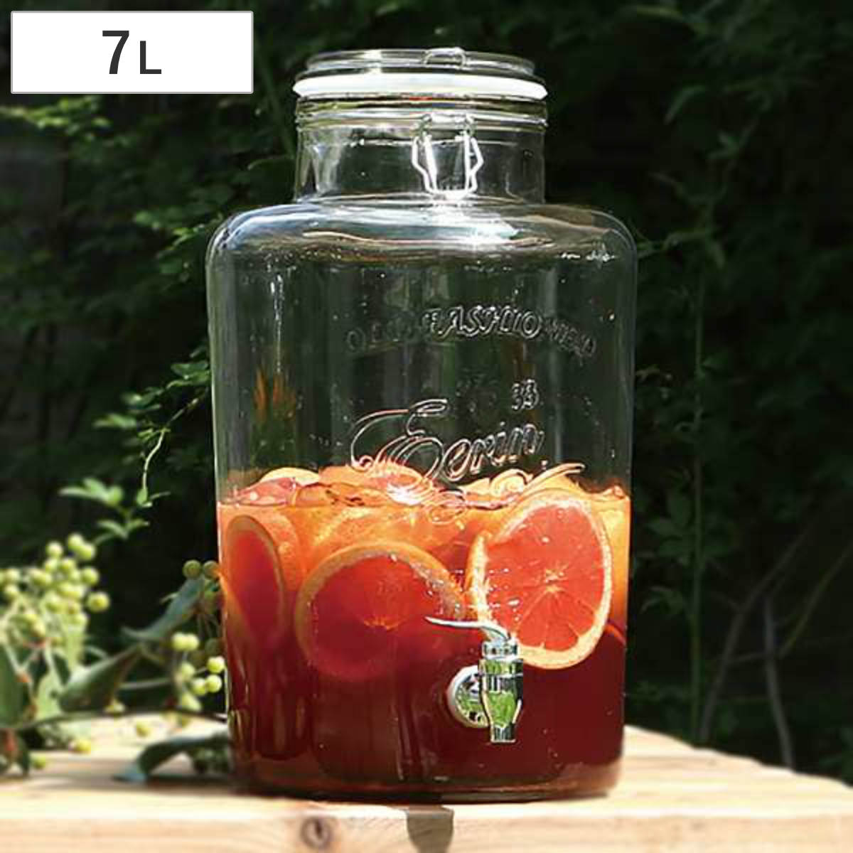 楽天市場】メイソン ドリンク ディスペンサー 11.26L ガラス製