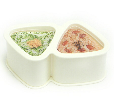 楽天市場 くっつかない おむすび型 三角 おにぎり 簡単キャラ弁 お弁当グッズ 子供 リビングート 楽天市場店
