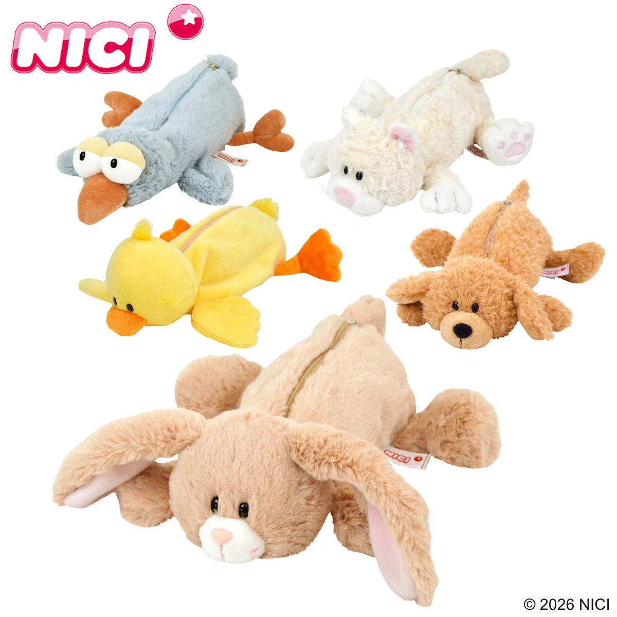 楽天市場】定形外送料無料 NICI ニキ アンゴラウサギ フィギュアポーチ