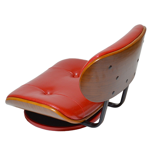 【楽天市場】座椅子 アメリカンビンテージ風 ローラウンドチェア レザー調 （ 送料無料 チェア チェアー イス いす 椅子 スツール 座いす