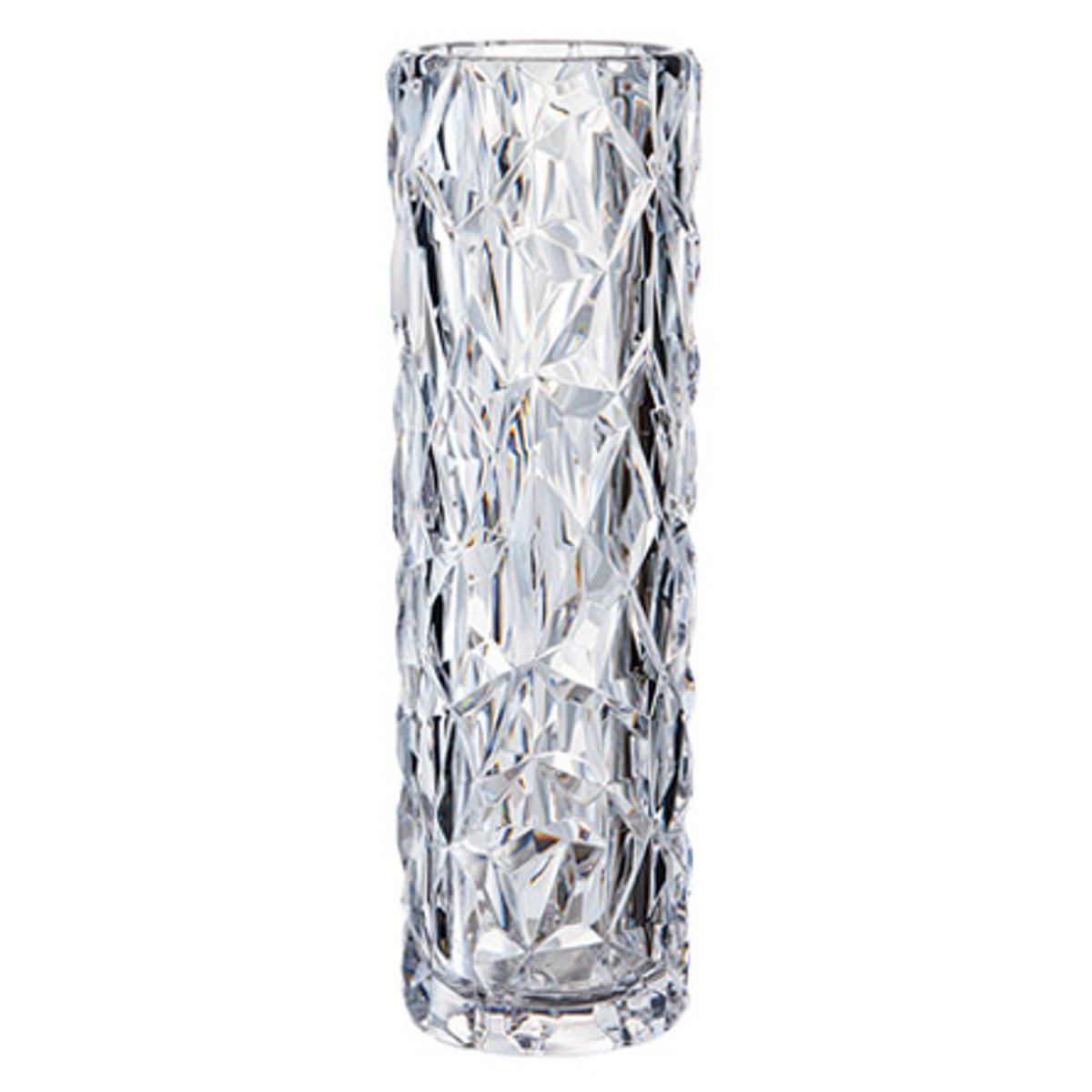 人気激安） 花瓶 割れないガラス PV円柱クリスタ 直径12.5×高さ38.5cm