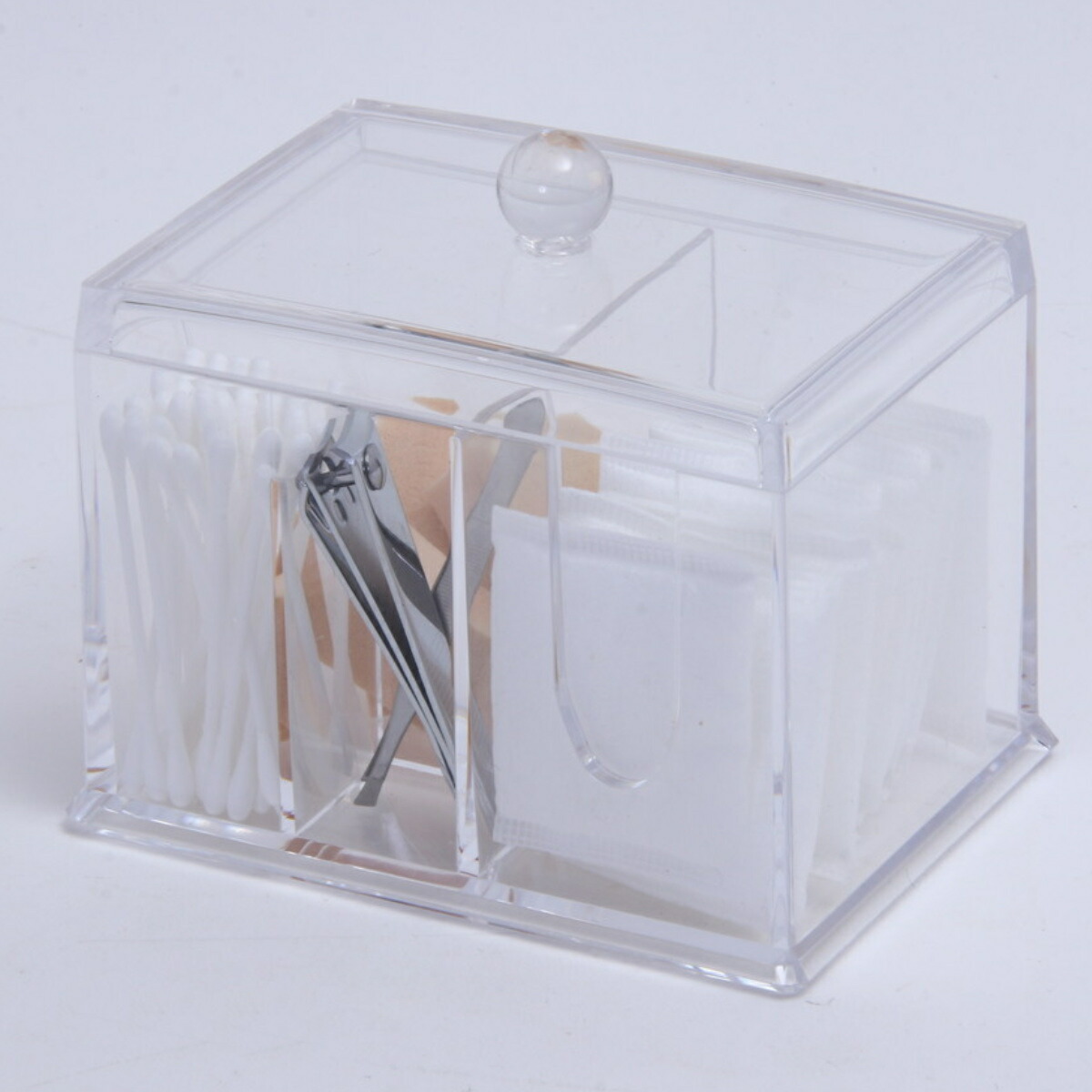 楽天市場】コットン めん棒 収納ケース コットンケース 透明 クリアー