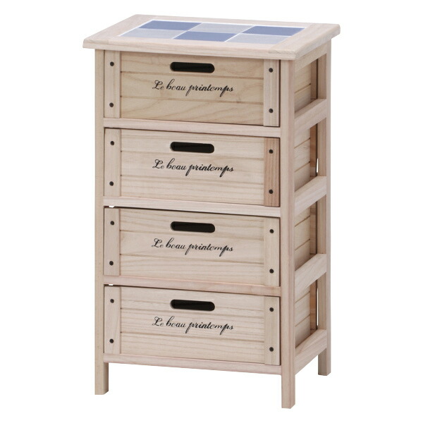 安い購入 楽天市場 キッチンチェスト 桐製 4段 ストッカー タイルトップ 幅40cm 送料無料 キッチンストッカー タイル天板 キッチン収納 収納ラック 収納 ラック 完成品 チェスト 野菜ストッカー 木製 天板 タイル 北欧 ナチュラル おしゃれ リビングート 楽天