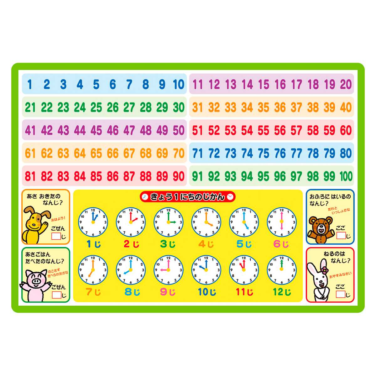 お風呂知育おふろでおけいこすうじ