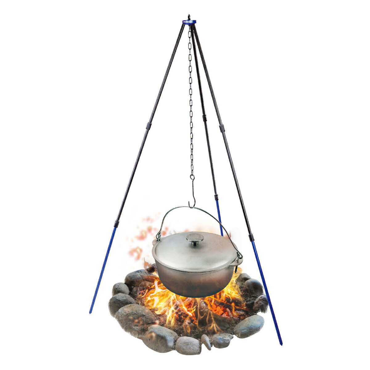 楽天市場】トライポッド 三脚 焚火 キャプテンスタッグ ブラックラベル