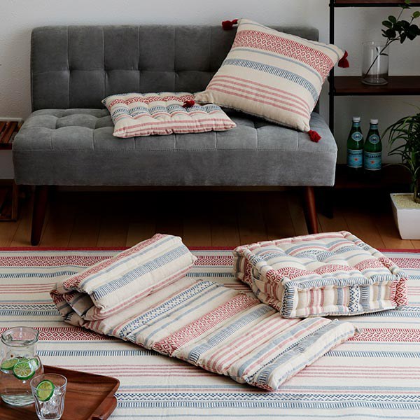 Livingut Cushion Terra Terra India Cotton Long Cushion 120 43cm