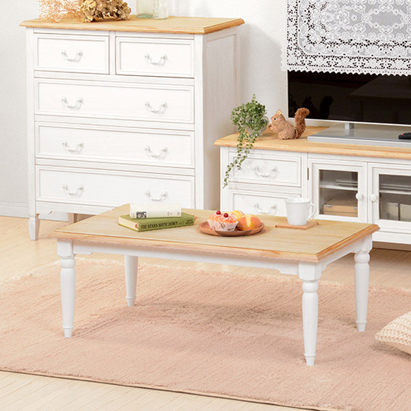 楽天市場】フレンチアンティーク テーブル 楕円形 幅90cm センター