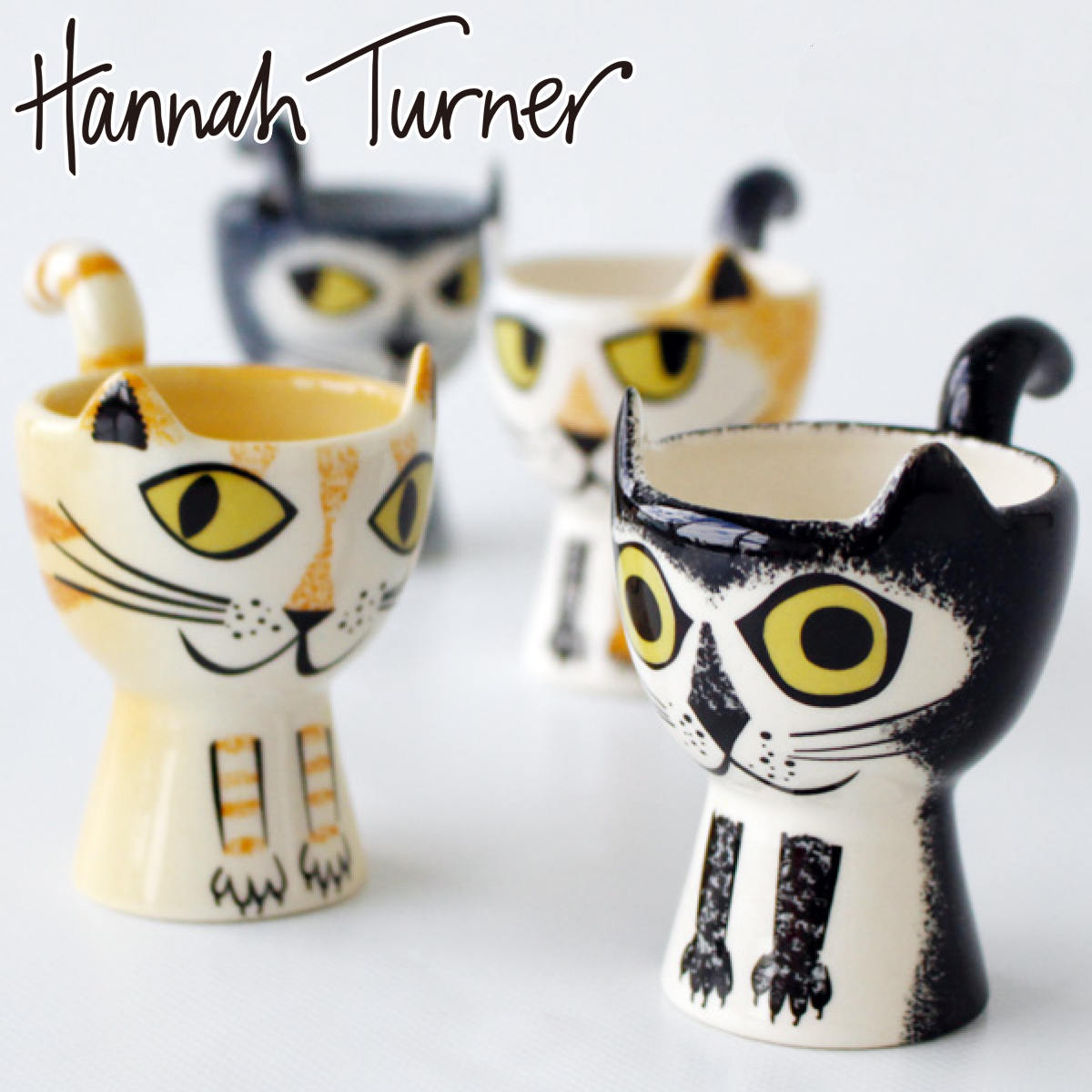 楽天市場】エッグカップ Hannah Turner Egg cups Swan White 白鳥
