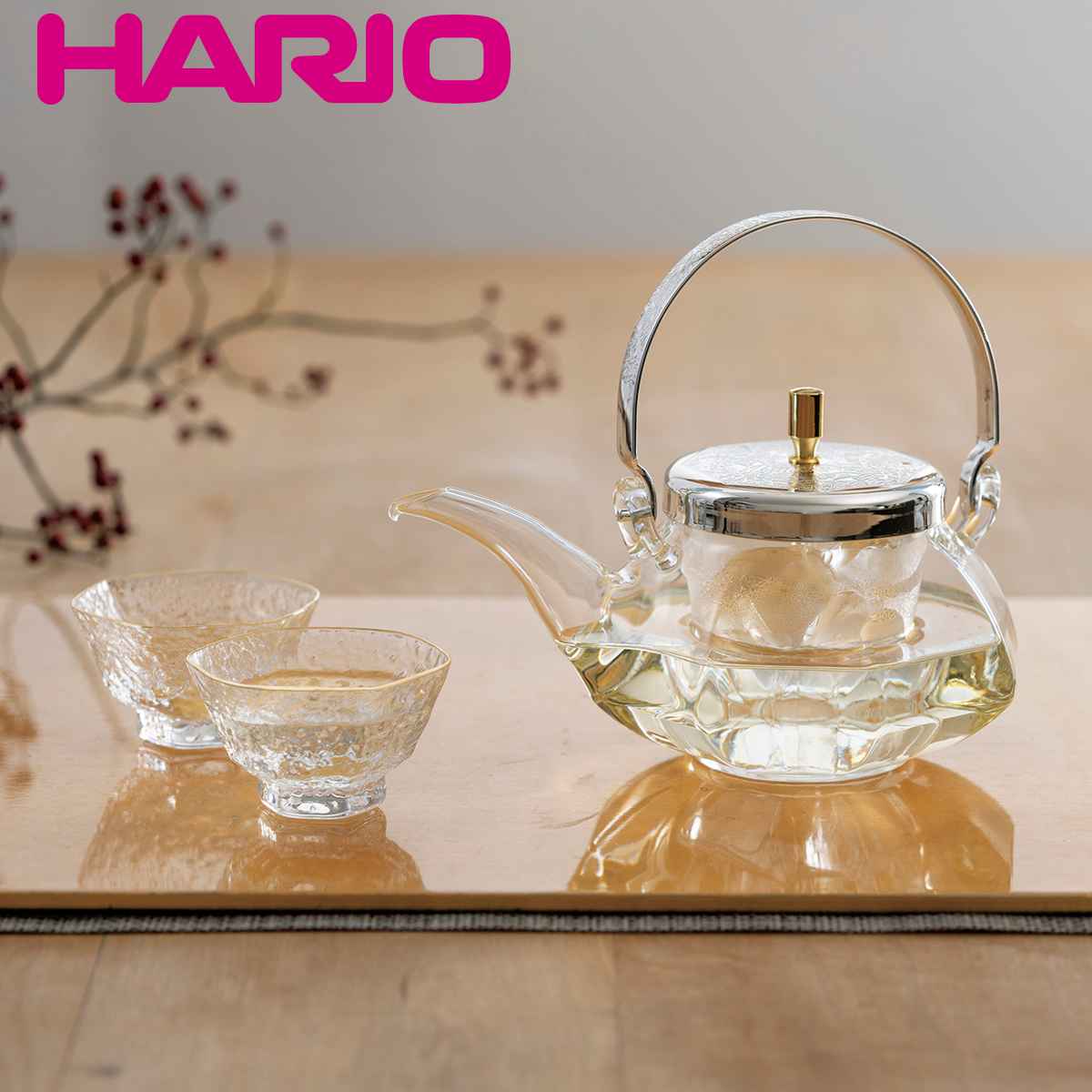 ハリオ　おっとっと　冷酒器　酒クーラー　日本酒 HARIO ≫ヴィンテージ 未使用*HARIO ハリオ*冷ドックリ