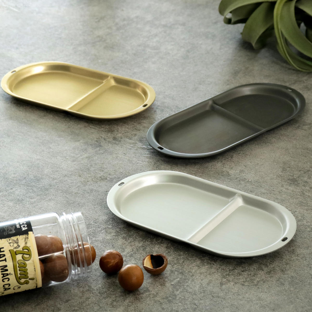 楽天市場】ルフレ 角トレー ステンレス アクセサリー （ 小物入れ