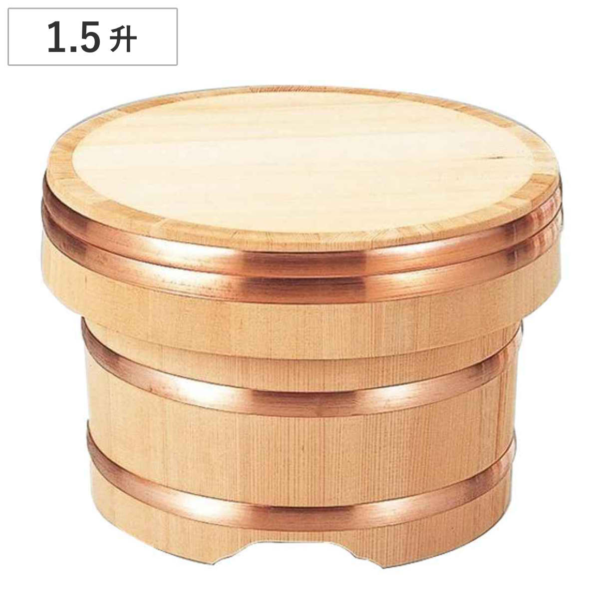 楽天市場】おひつ 木製 7合用 江戸びつ お櫃 江戸櫃 かぶせ蓋 業務用