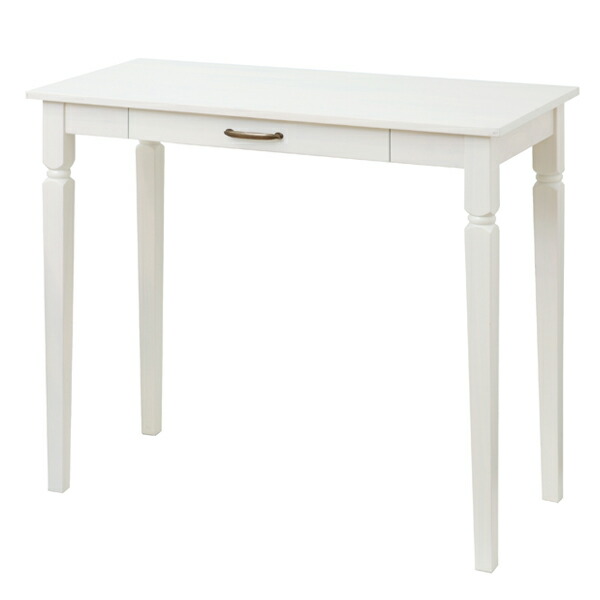 Livingut Desk Console Table With Drawers Ine Rino Width 90 Cm Cute White