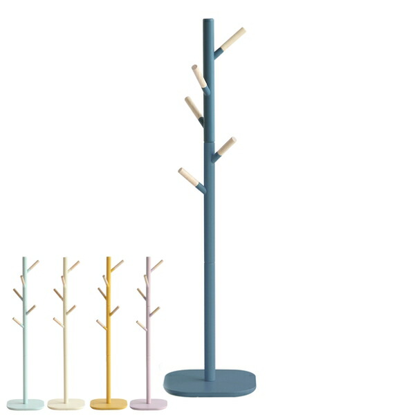 ポールハンガー キッズ フック5本付き 収納 洋服掛け 送料無料 コートハンガー パイプハンガー