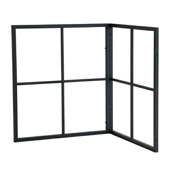 フレームパーテーション ドリップカフェ 高さ101cm スチール パーティション オフィス 間仕切り 送料無料 ついたて 目隠し ガラス 自立 会社 仕切り つい立て 区切り おしゃれ オフィス家具 アジャスター付き ブラック 開放感を感じられるフレームパーテーション 多くの