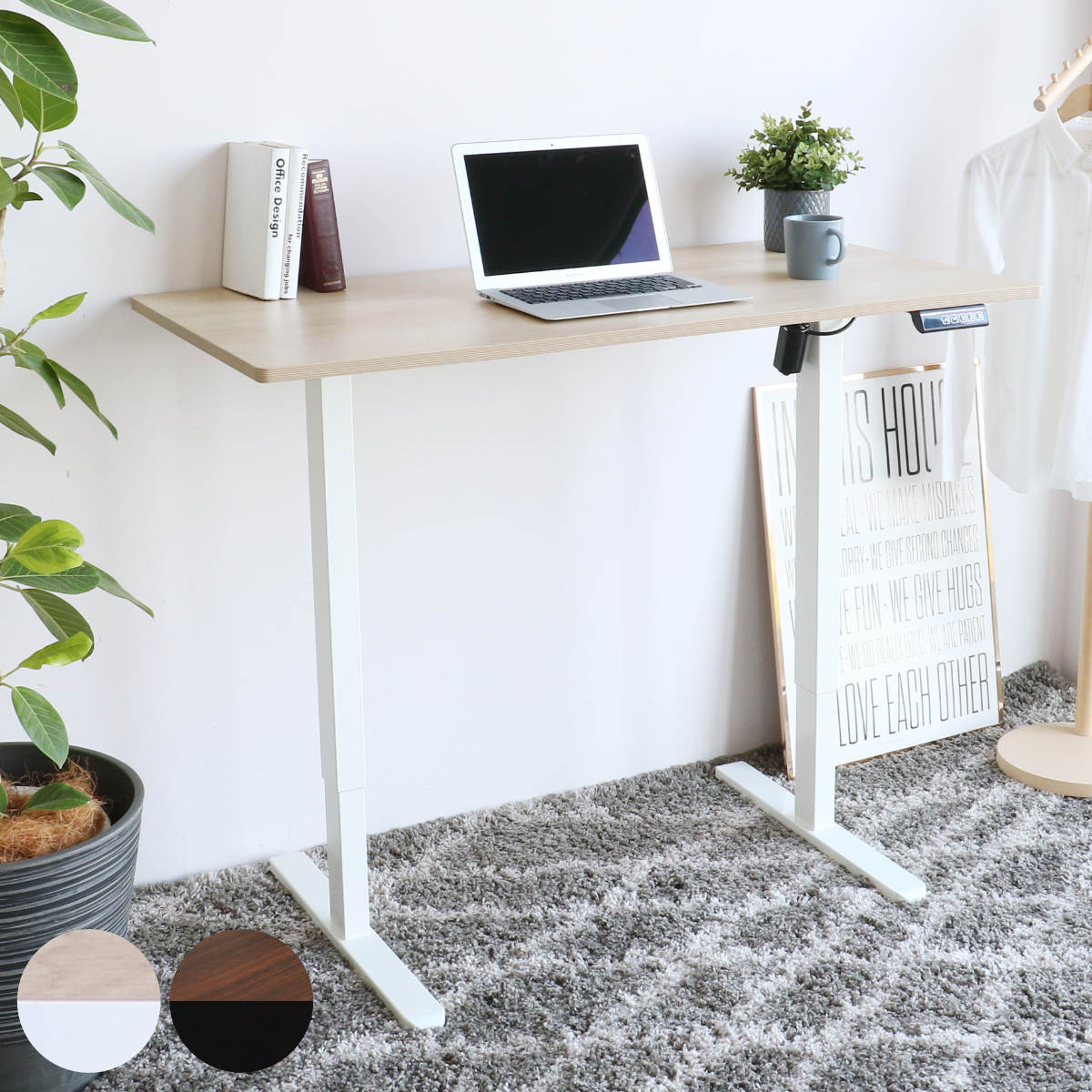 楽天市場】電動昇降デスク（デスク オフィスデスク 調節デスク 昇降