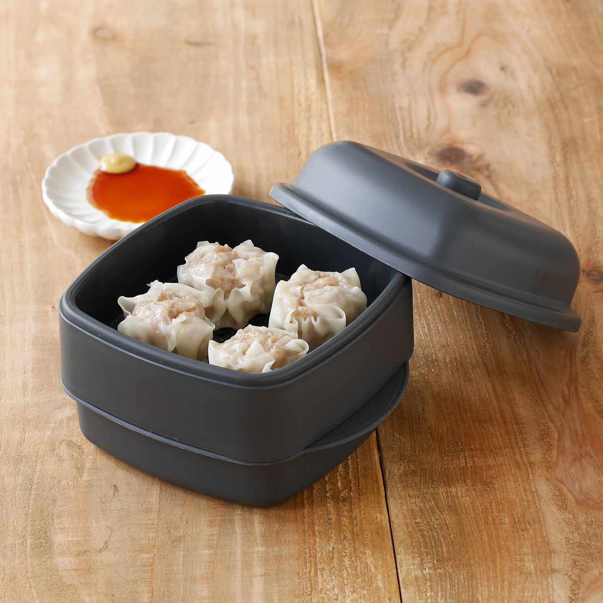【楽天市場】電子レンジ蒸し器 SUMINO 抗菌 本格蒸し器 日本製 （ 蒸し器 レンジ調理器 レンジ 簡単 手軽 時短 調理 電子レンジ