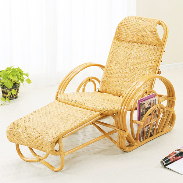 ラタン　三つ折寝椅子　A-200  新品未使用品 ima-a-200-a.jpg