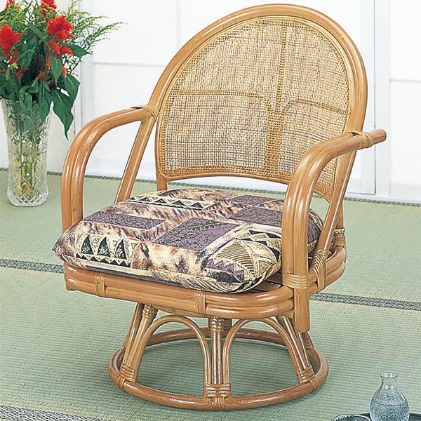 ラタンチェア 籐製丸椅子 ラウンドチェア 楽天市場】ラウンドチェア ラタン 座椅子 ロータイプ 籐家具 座面高