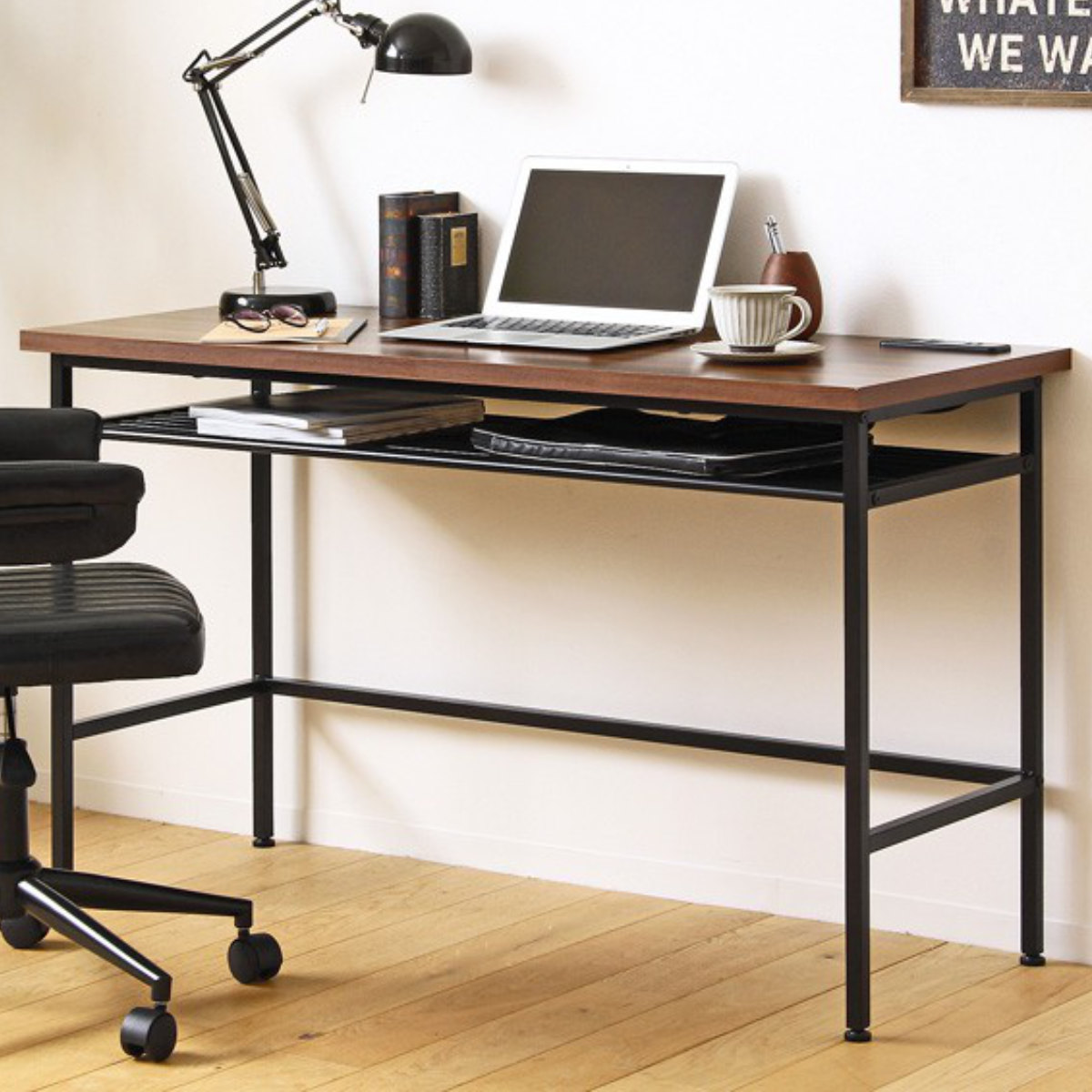 壁のようなデスク 幅80cm 木目調 壁のようなデスク 幅80cm 木目調