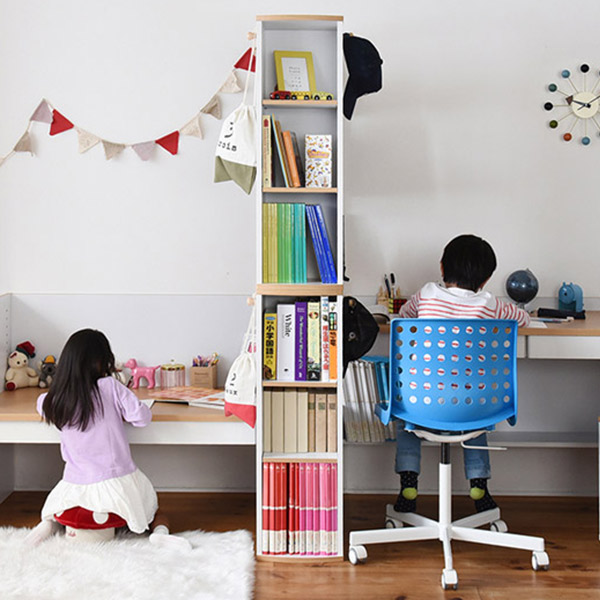 Livingut With Kids Desk Twin Desk Set Height Adjustment Function