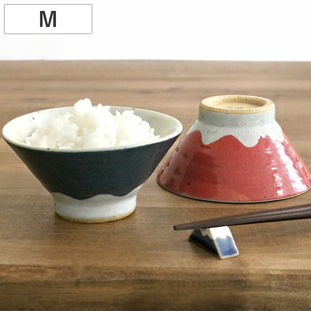 楽天市場】『富士山 飯碗 大小ペアセット』【お茶碗 お碗 和食器 食器