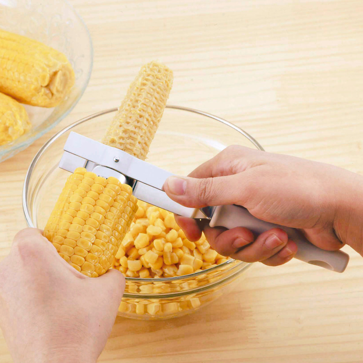 楽天市場】Kai Kitchen コーンカッター 食洗機 トウモロコシ