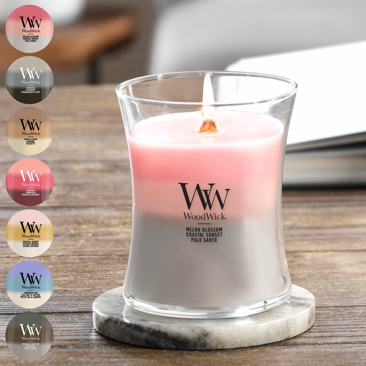 【新品未使用】WoodWick キャンドル 専用シェード セット売り キャンドルシェード ジャーM用 ウッドウィック WoodWick