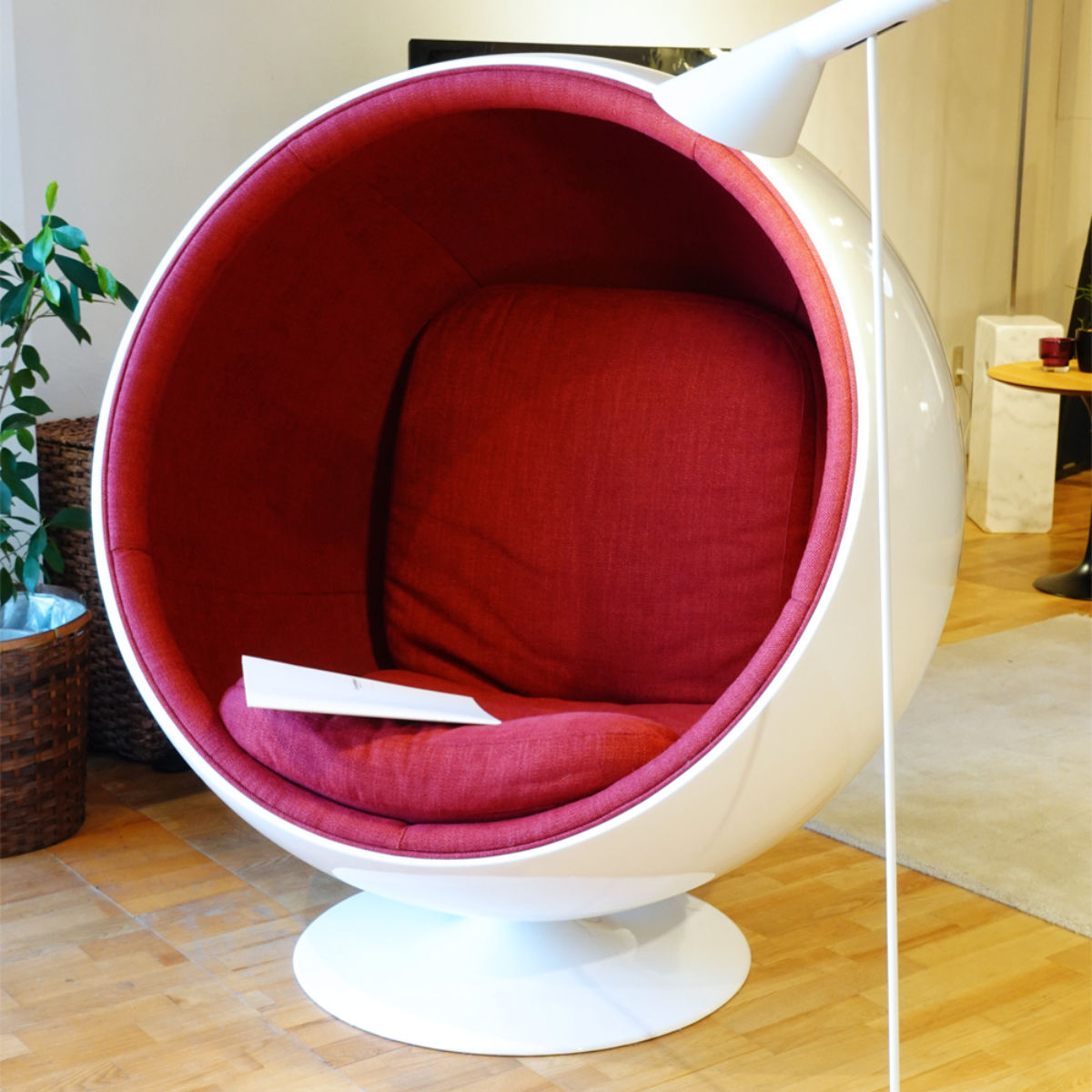 正規品 フィンストーンボールチェア FinnStone BallChairレッド 正規品 フィンストーンボールチェア FinnStone BallChairレッド