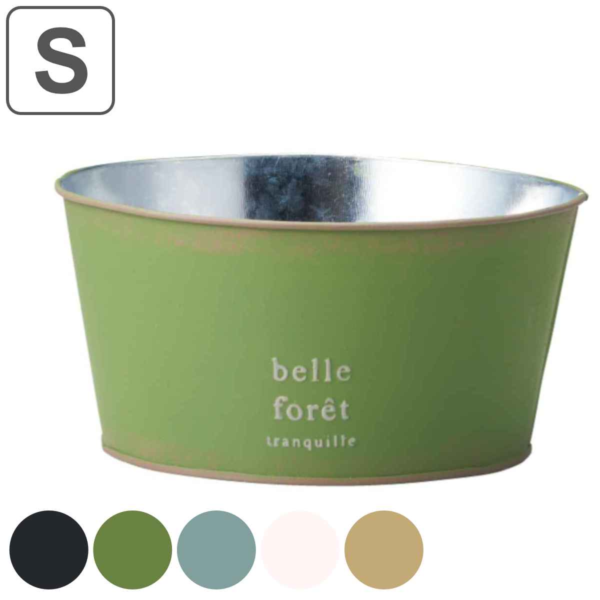 楽天市場】ローラウンド型 ブリキバケツ フロウ FLEURS 3色