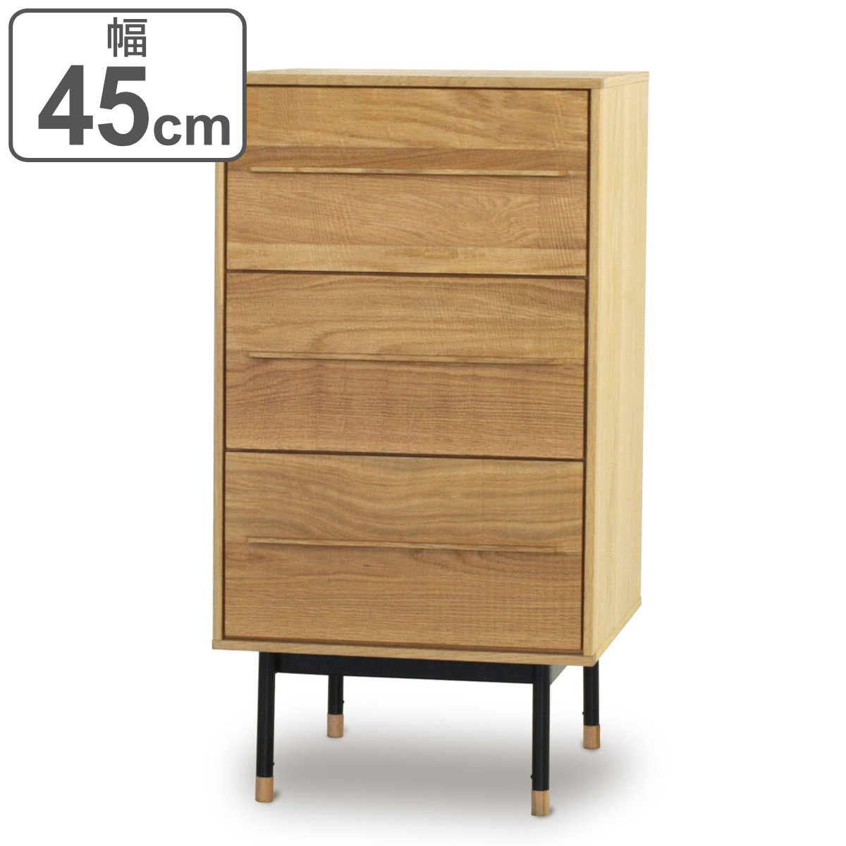 ヴィンテージ　オーク材　サイドチェスト デンマークヴィンテージ スモールサイドチェスト 2段 オーク材/Danish