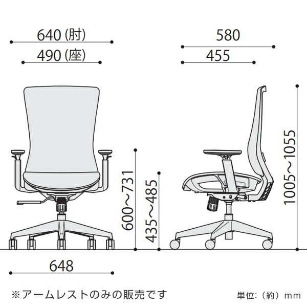 肘掛け Ckh11 Ar 高さ調節 オフィスチェア アームレストを取り付けてチェアをより快適に 5個セット インテリア 寝具 収納 イス チェア用部品 送料無料 専用アームレスト イス チェア 左右1組 別売り肘掛け 後付け 肘掛けのみ 肘置き 椅子 パーツ オフィスチェア用