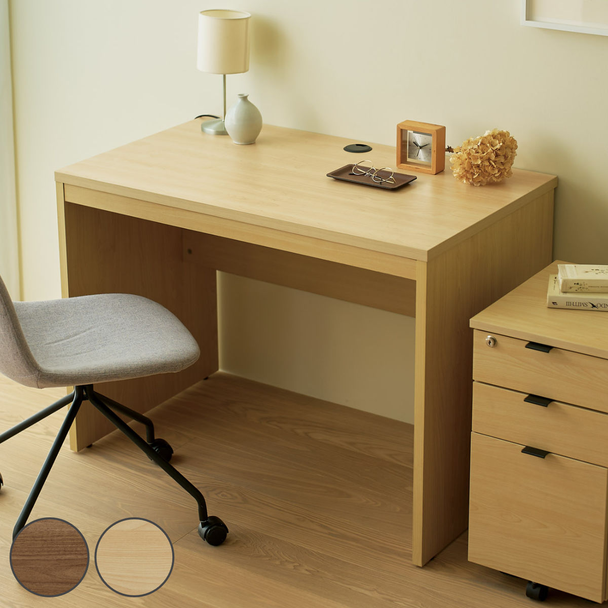 パソコンデスク ワークデスク 約幅100×奥行54×高さ72cm ブラウン 楽天市場】シンプルデスク 幅100cm デスク パソコンデスク PCデスク