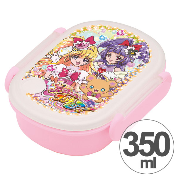 楽天市場 在庫限り 入荷なし お弁当箱 小判型 魔法つかいプリキュア 350ml 子供用 キャラクター 弁当箱 ランチボックス 食洗機対応 子供用お弁当箱 1段 中子付 プリキュア 魔法使いプリキュア リビングート 楽天市場店