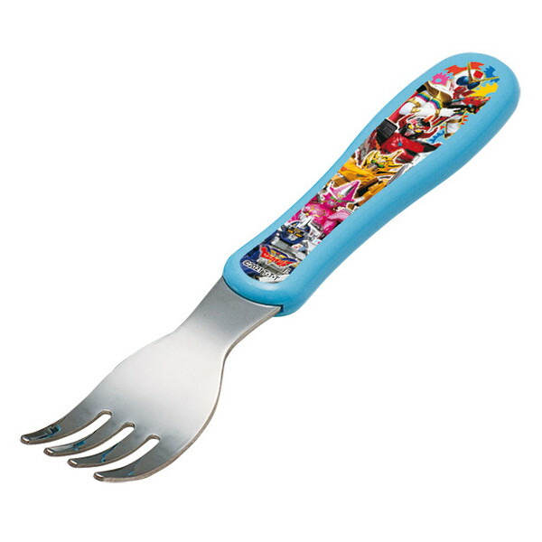 フォーク ジュニアフォーク 機界戦隊ゼンカイジャー 子供用 食器 キャラクター 日本製 （ 食洗機対応 ゼンカイジャー 子供用フォーク 子供用食器 青 戦隊ヒーロー 機界戦隊 カトラリー ジュニア 戦隊 ）画像