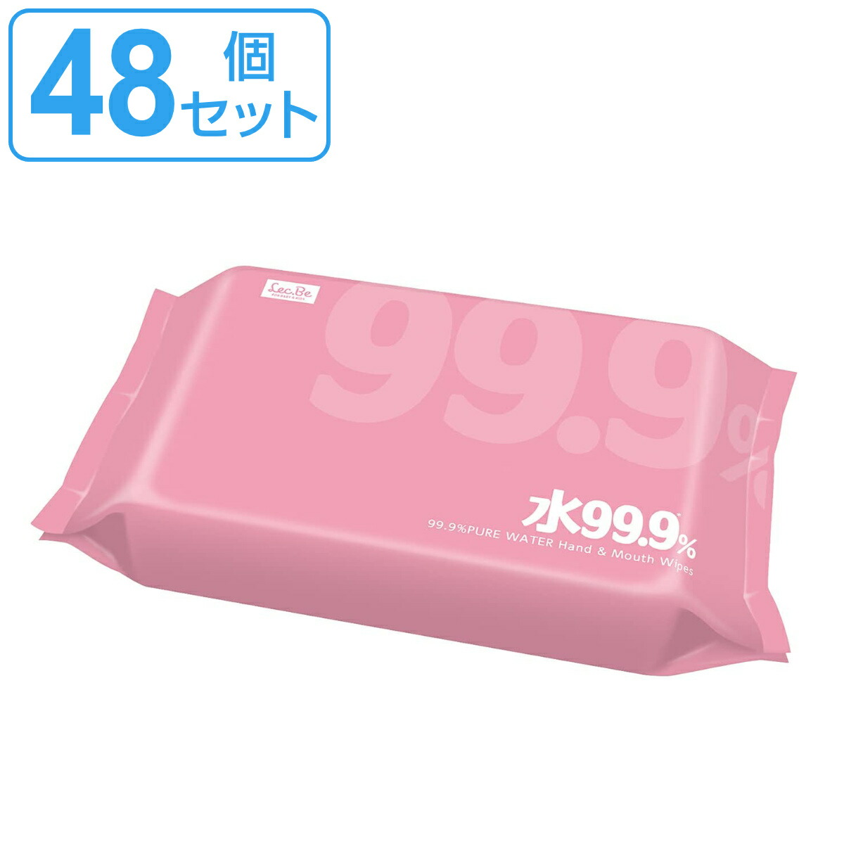 市場 ウェットティッシュ 手口ふき 日本製 99.9％ 手口拭き 48個セット 純水 水99.9％ 赤ちゃん 80枚入り 送料無料 ウェットシート