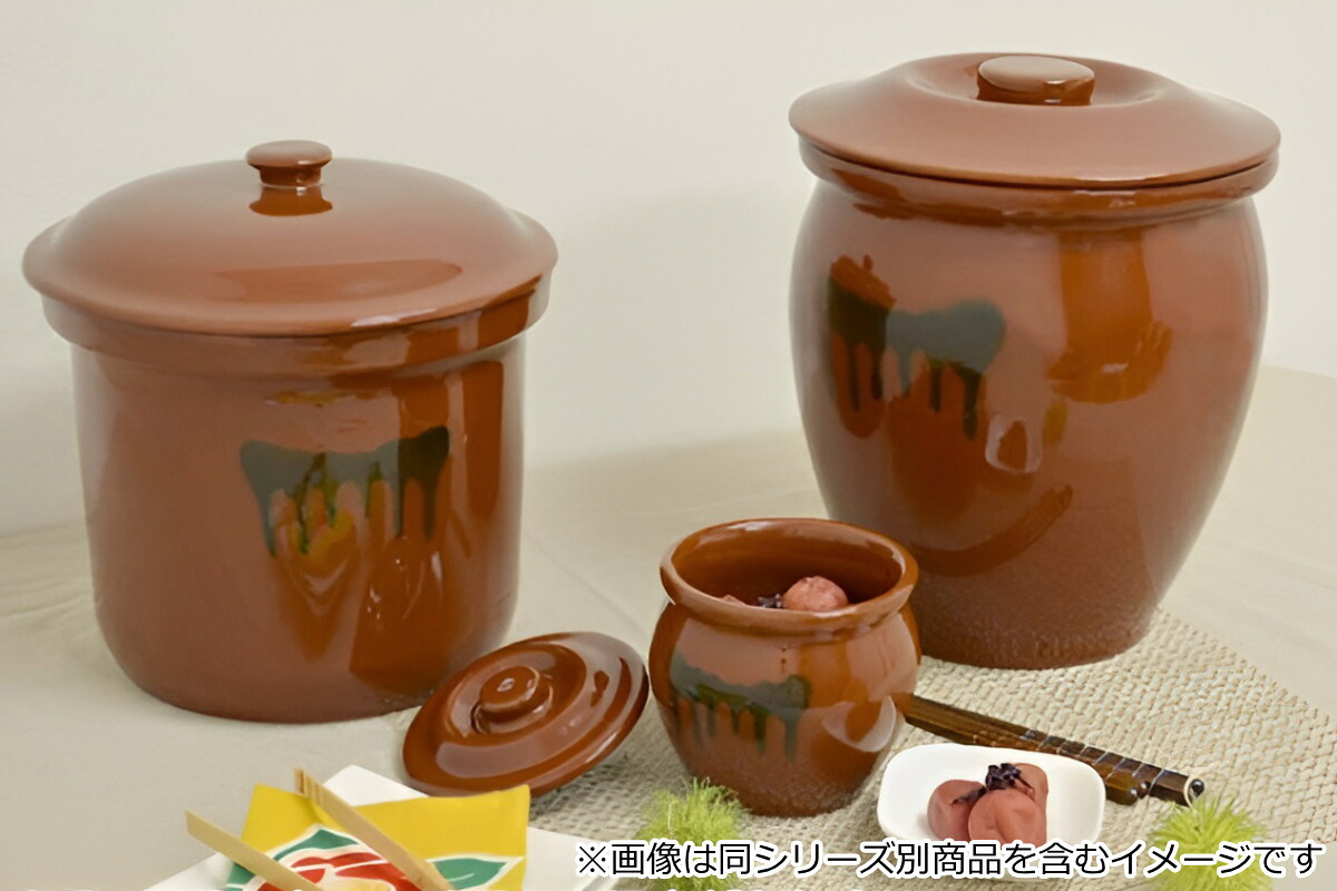 漬物容器 540ml～9L 丸かめ ミニ壺 1号～5号 蓋付き 陶器 （ 漬物樽 つけもの容器 漬け物容器 漬物 漬け物 つけもの 容器 保存 ぬか漬け 漬けもの 漬物器 かめ 壺 保存容器 540ml 900ml 1.8L 3.6L 5.4L 7.2L 9L ）