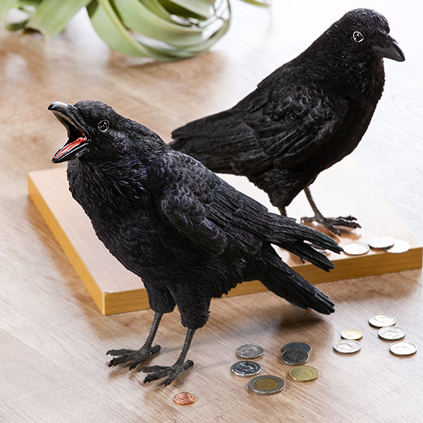 楽天市場】Flying Crow/カラス PUEBCO Artificial Birdsプエブコ