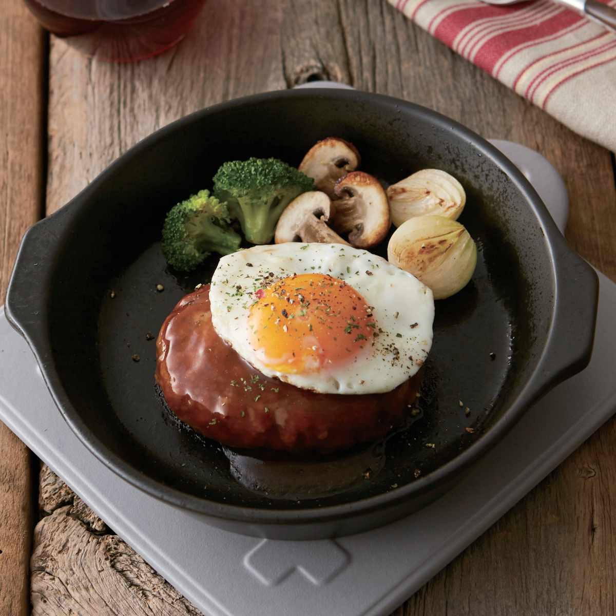 楽天市場】セラミッククッキングプレート Lサイズ 24.3×22×H4cm 800ml