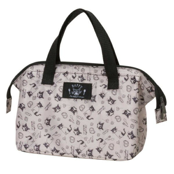 新品　ネコ　ランチパック　保冷　弁当袋　クロネコ　黒ねこ　猫 Amazon｜面白い ねこ 黒猫 ネコ (1) 保冷 がま口 ランチバッグ