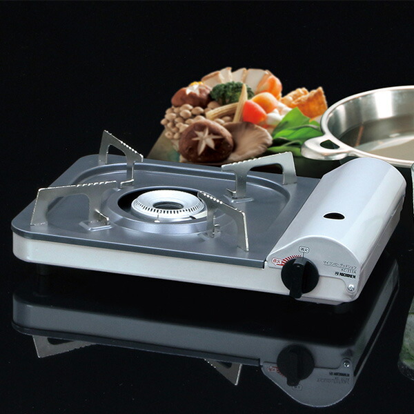 楽天市場】ガスコンロ 卓上 マイコンロ ブレイズ 薄型 五徳