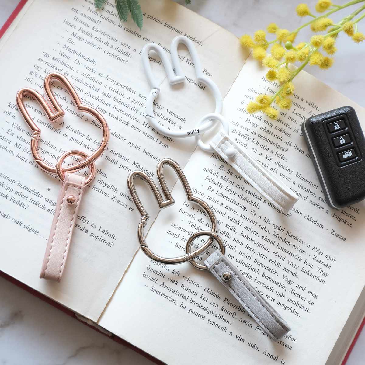 楽天市場】ミッフィー miffy カラビナ スマートキーホルダー