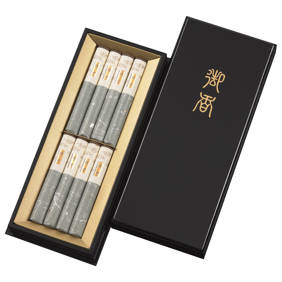 線香 瑞雲 塗箱短寸8入 贈答用 ギフト （ お線香 線香セット 進物線香 進物用 伽羅 煙少なめ 喪中見舞い お供え 法事 仏壇 お墓参り 仏前 贈答 箱入り お悔み 喪中はがき 新盆 お盆 お歳暮 お彼岸 法要 帰省 香典返し 日本香堂 ）｜リビングート　店 8,968円